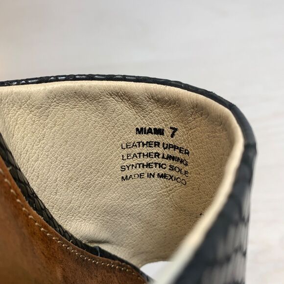 Freebird Caprice Women's Leather Sandals Size 7 Color Ice Slip On Heels - Picture 12 of 12